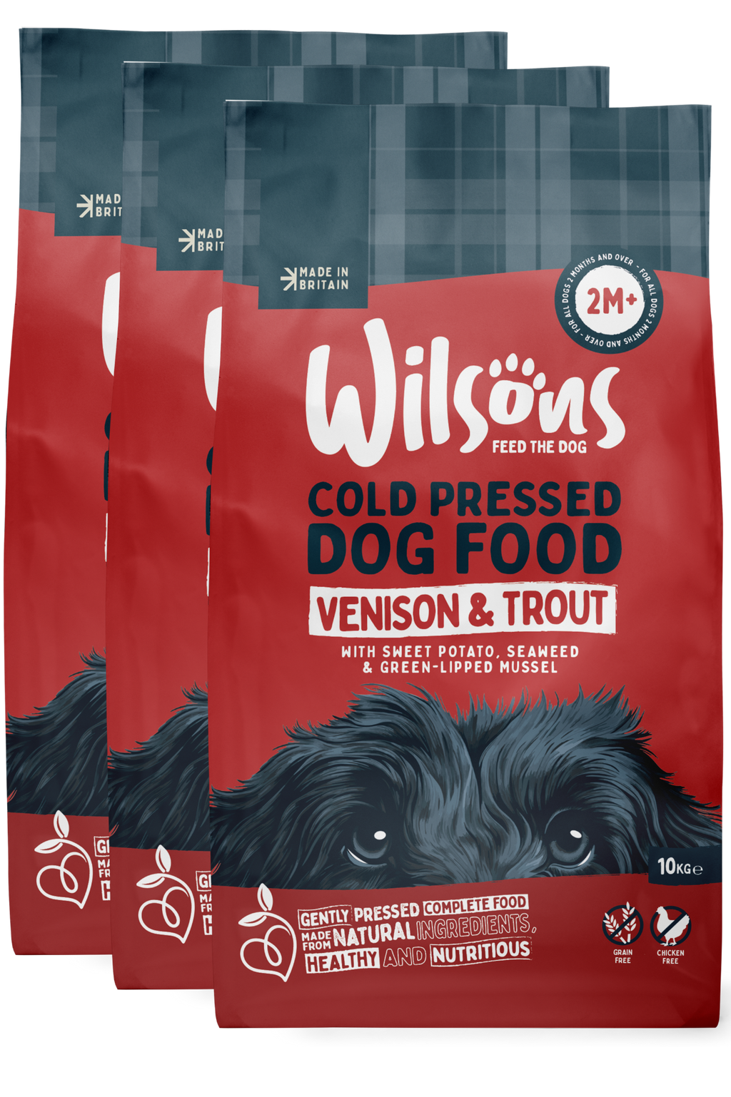 Venison & Trout Premium British Cold Pressed Dog Food