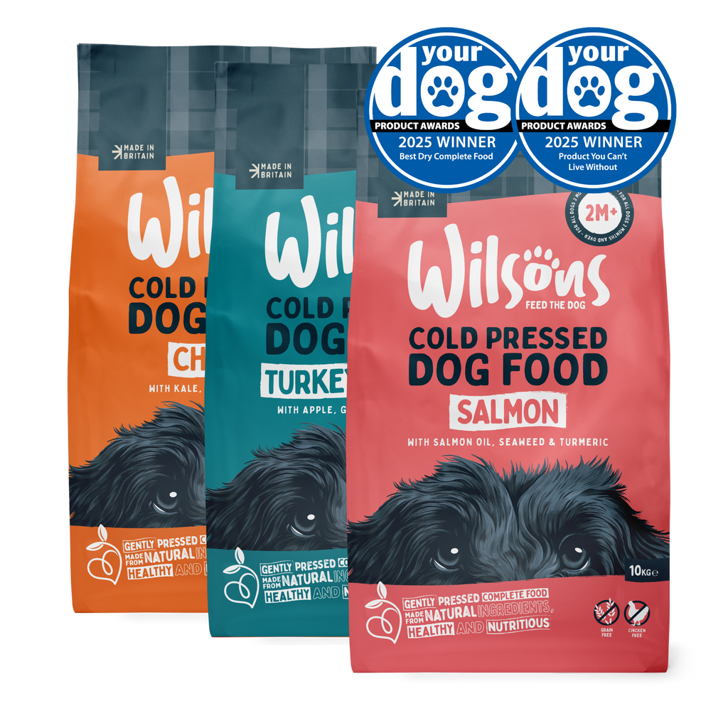 Chicken. Turkey & Duck and Salmon Premium Complete Cold Pressed Dog Food Bundle