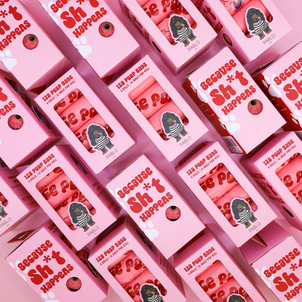 120 Premium Dog Poop Bags (8 Rolls)