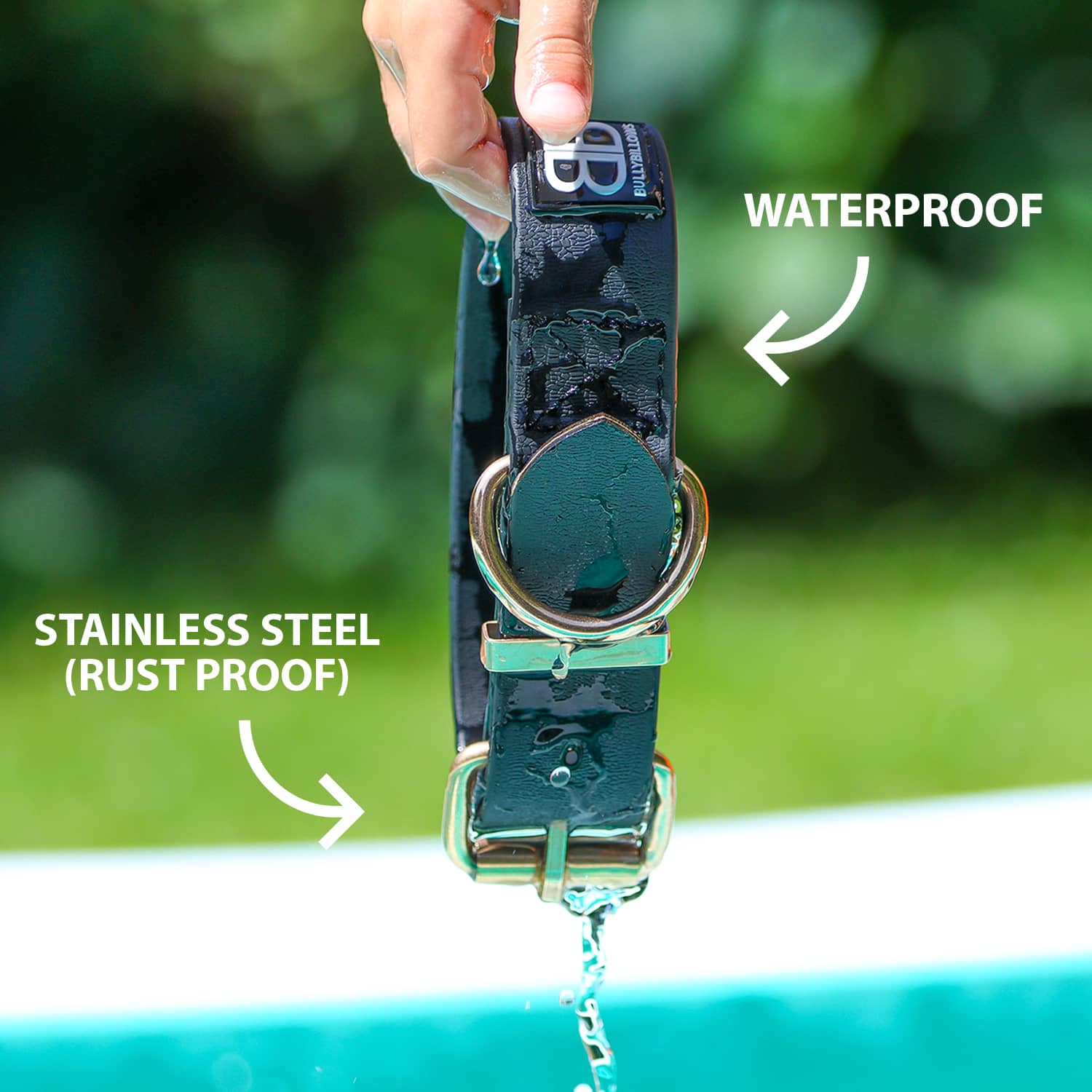 4cm Pin Billowthane® Collar | Waterproof - Platinum