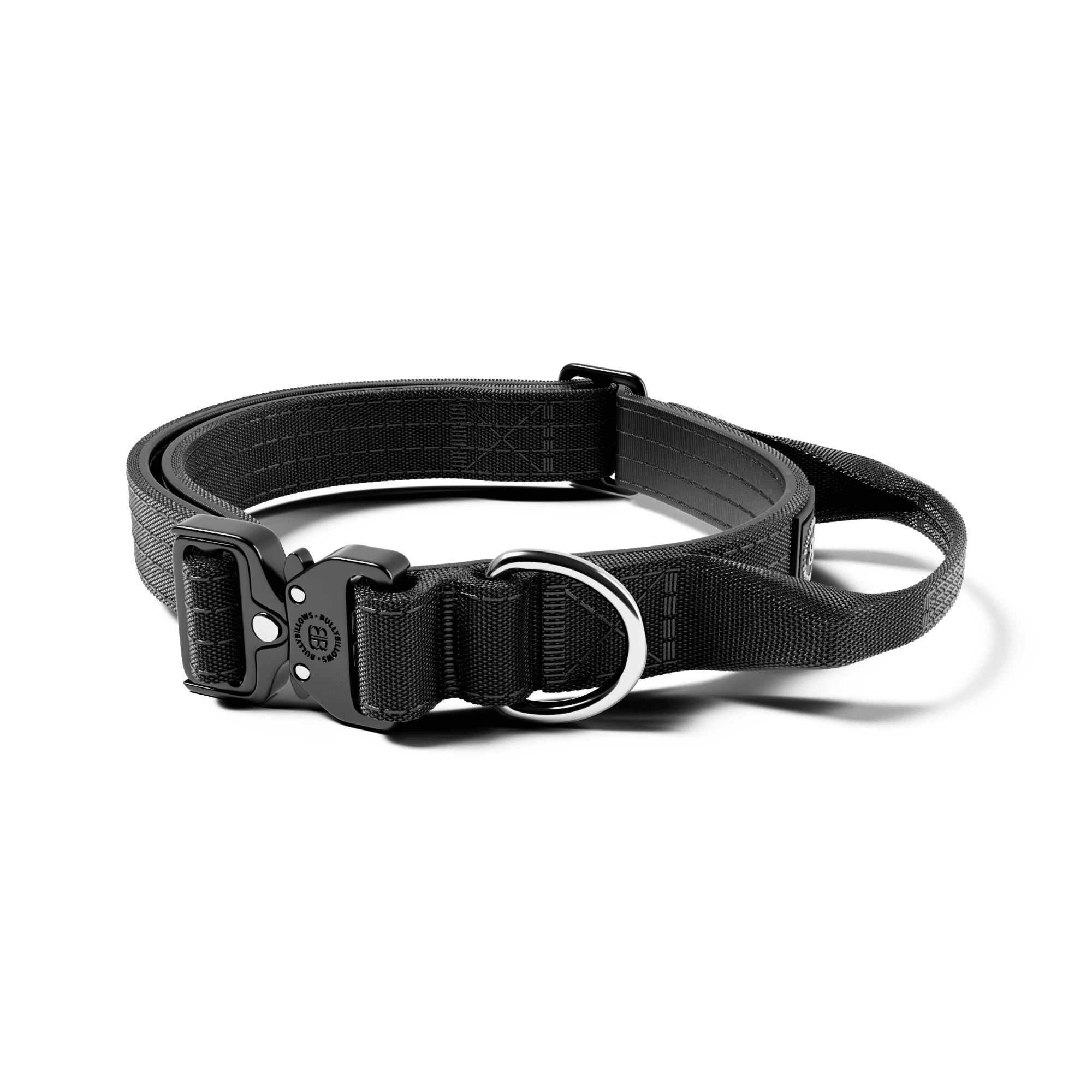 2.5cm Combat® Collar | With Handle & Rated Clip - Black