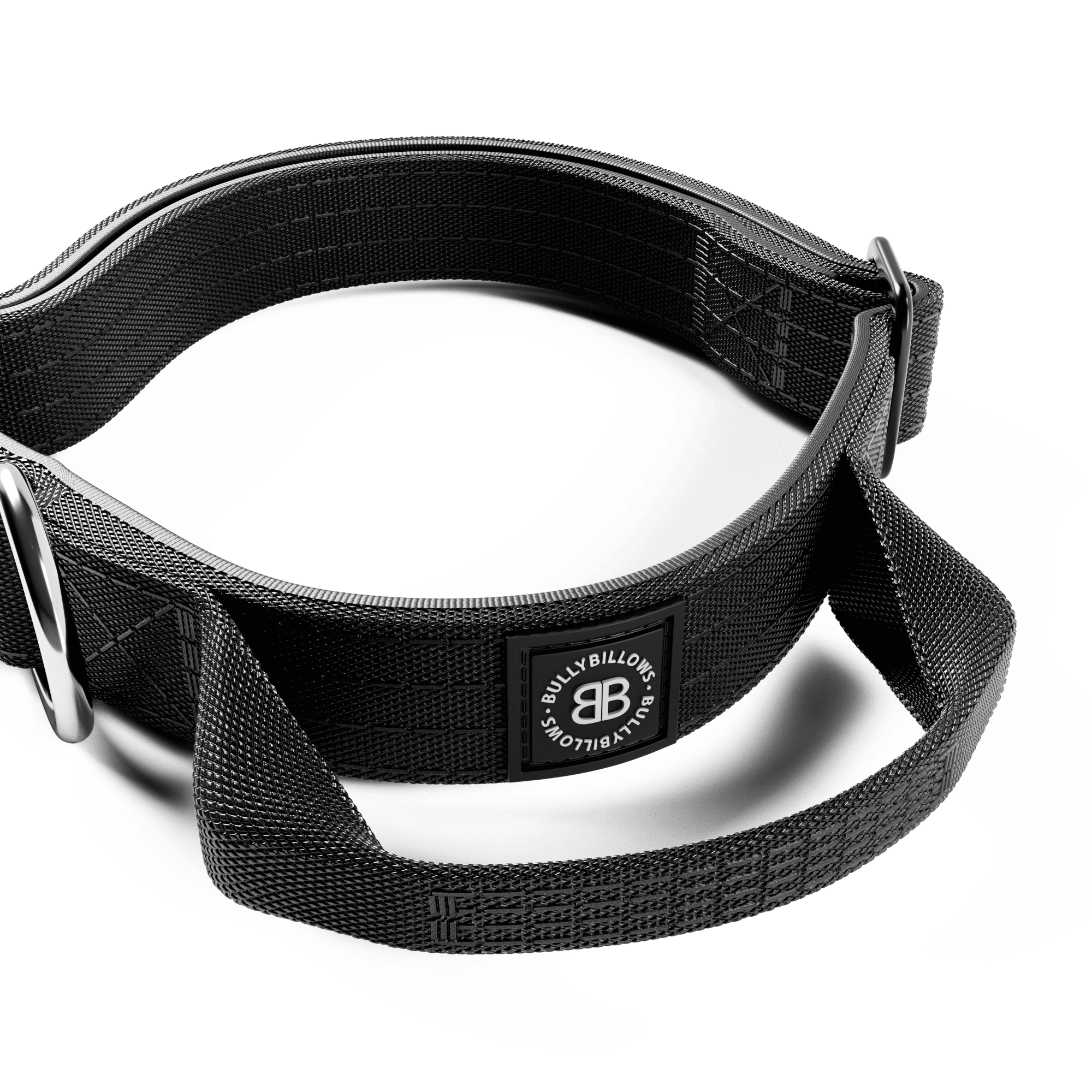 2.5cm Combat® Collar | With Handle & Rated Clip - Black