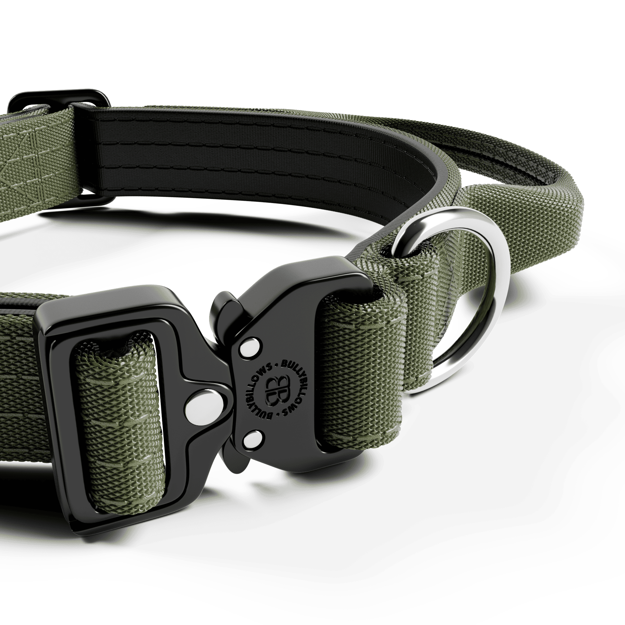 2.5cm Combat® Collar | With Handle & Rated Clip - Khaki