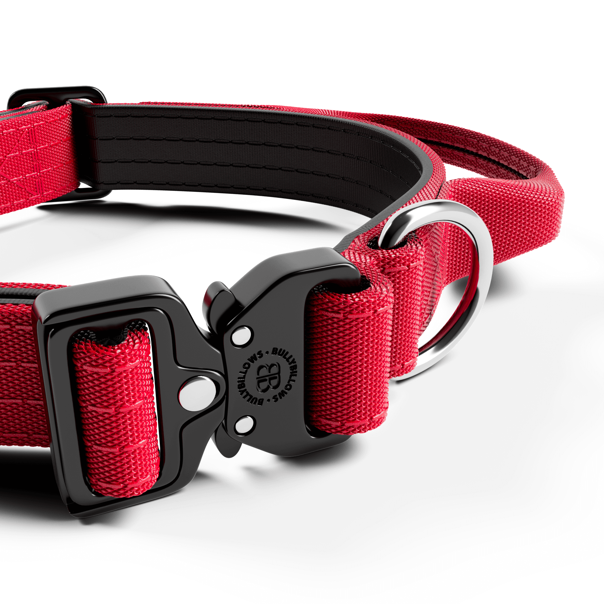 2.5cm Combat® Collar | With Handle & Rated Clip - Red