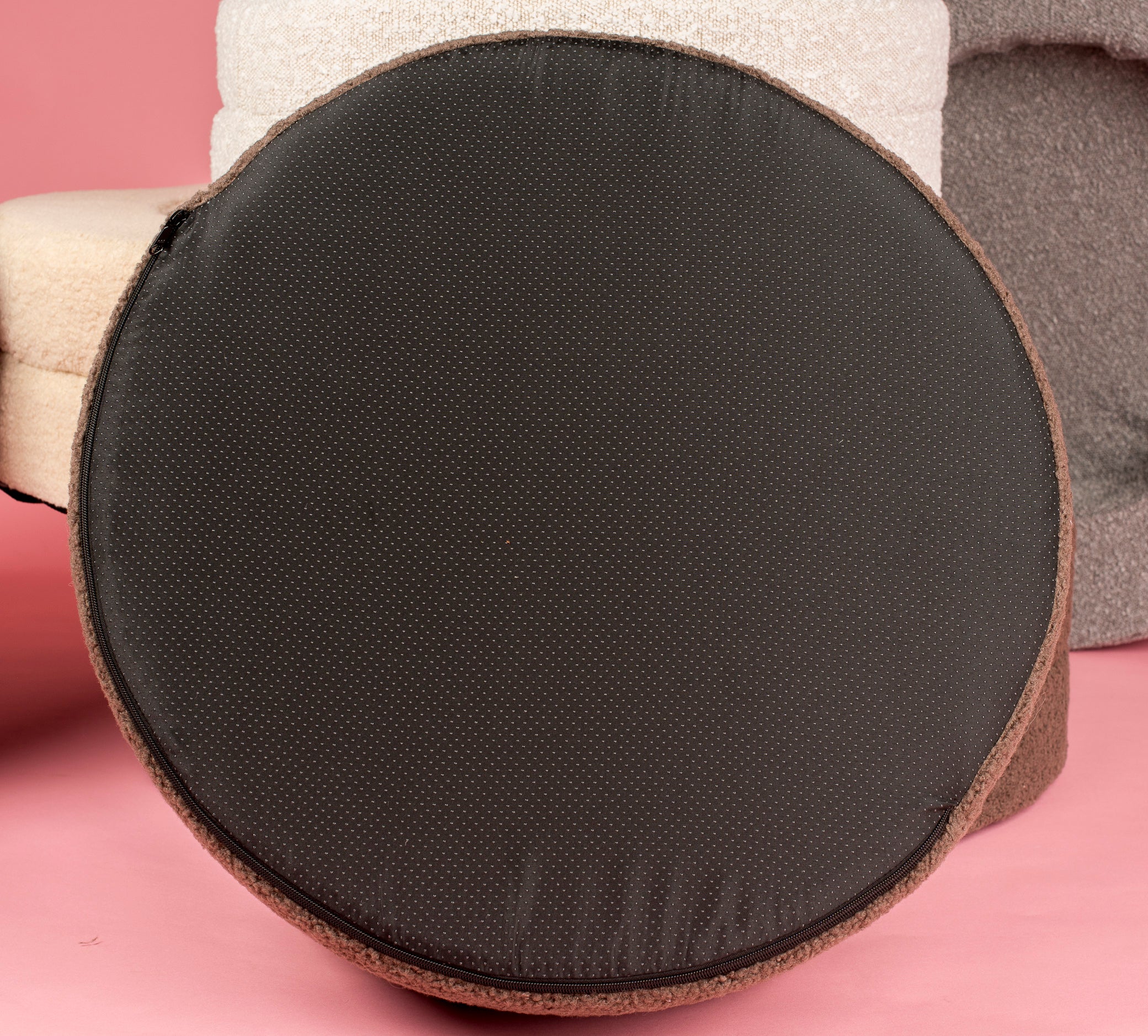 Orthopedic Memory Foam Velvet Donut Dog Bed: Pistachio