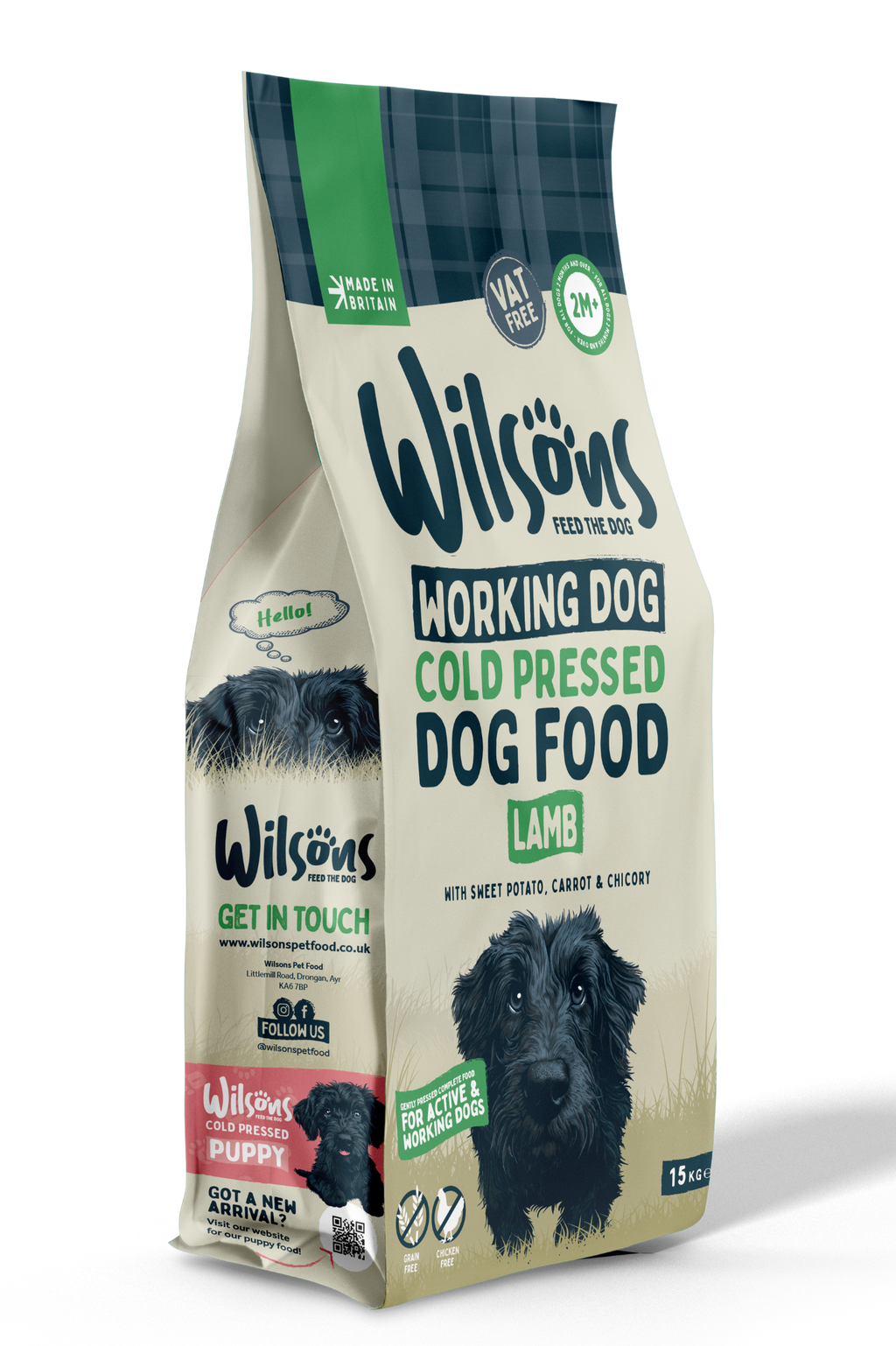 Lamb Cold Pressed Working Dog Food