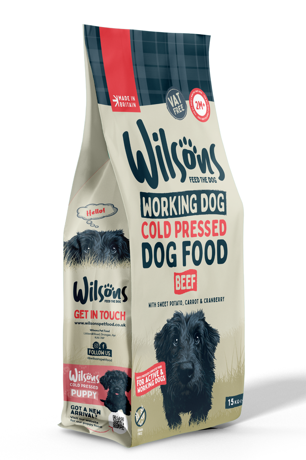 Beef Cold Pressed Working Dog Food