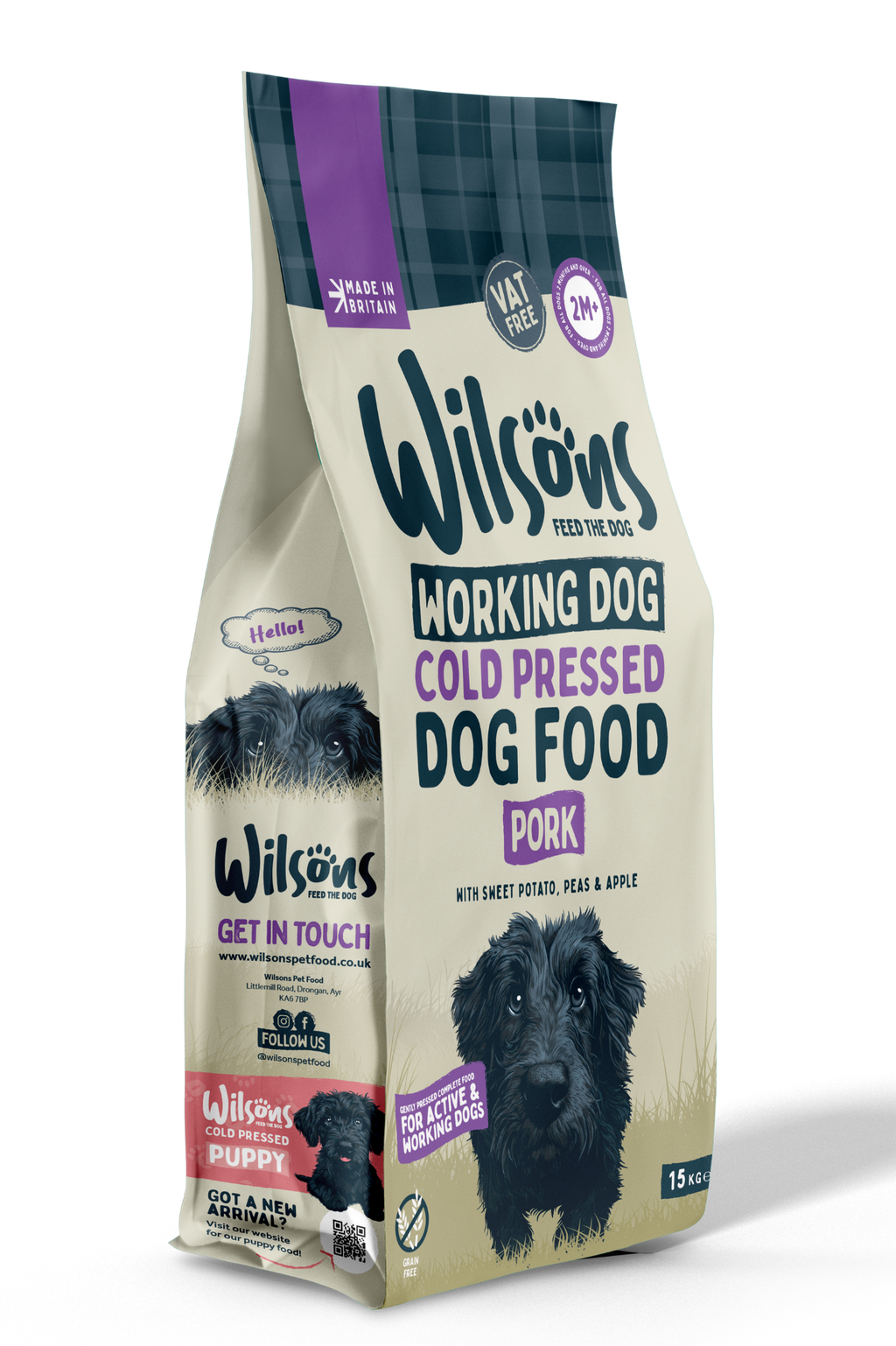 Pork Cold Pressed Working Dog Food