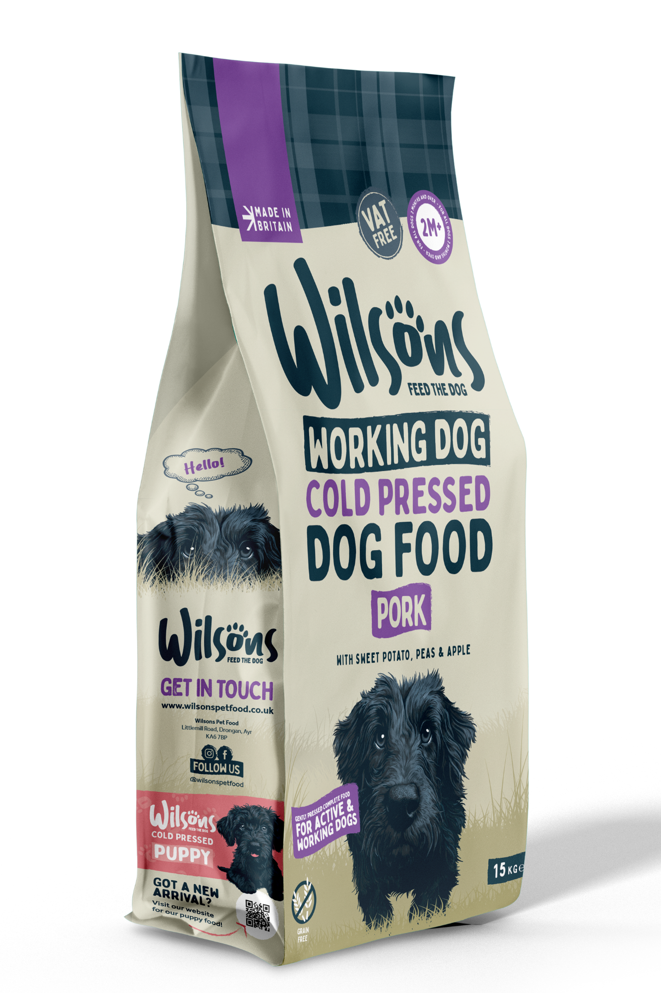 Pork Cold Pressed Working Dog Food