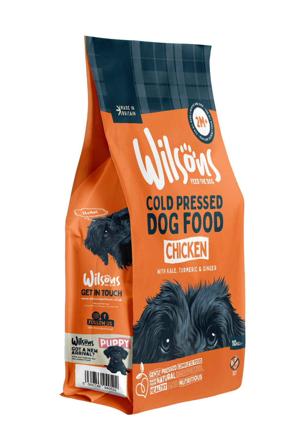 Chicken Premium British Cold Pressed Dog Food