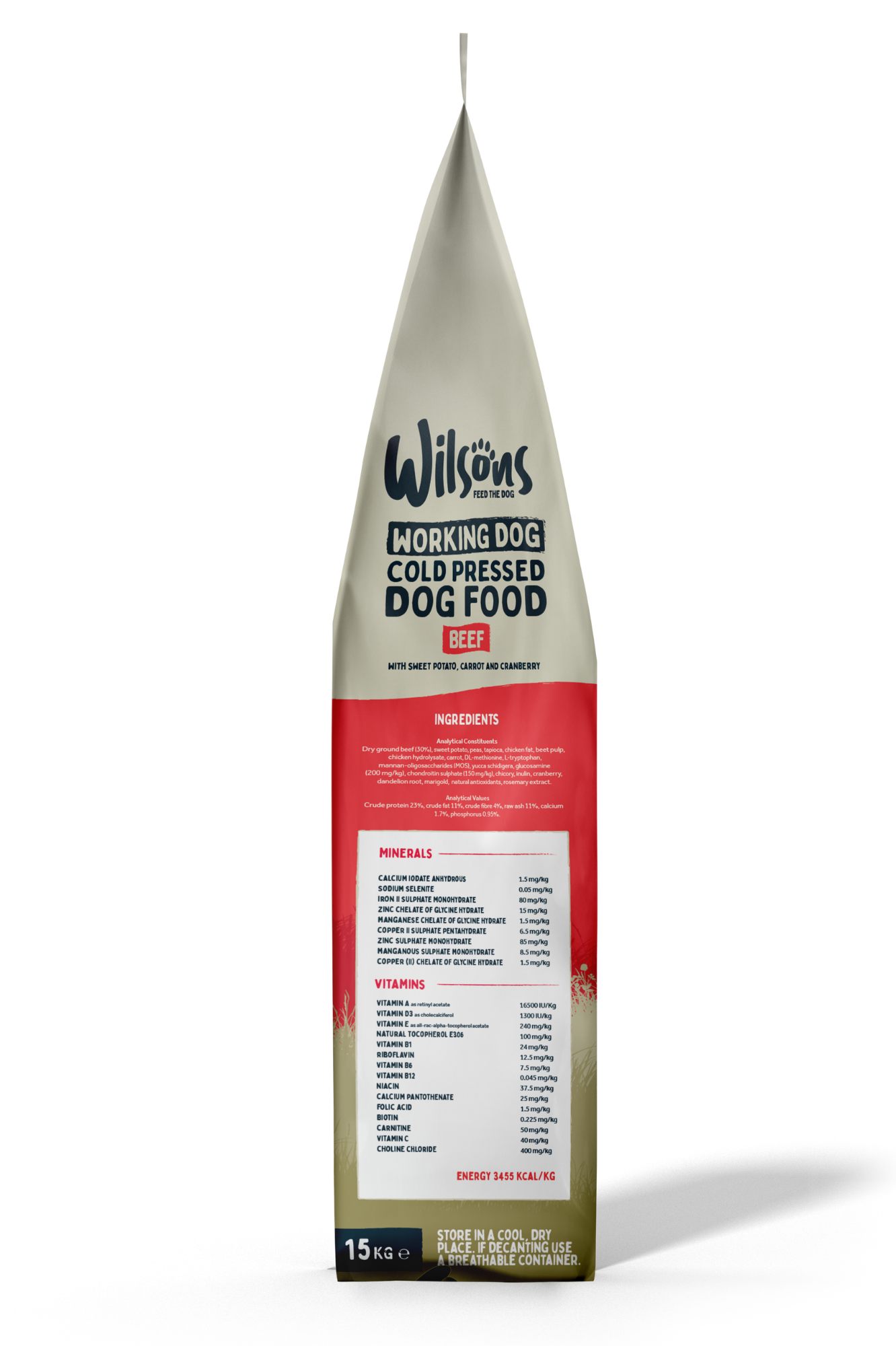 Beef Cold Pressed Working Dog Food