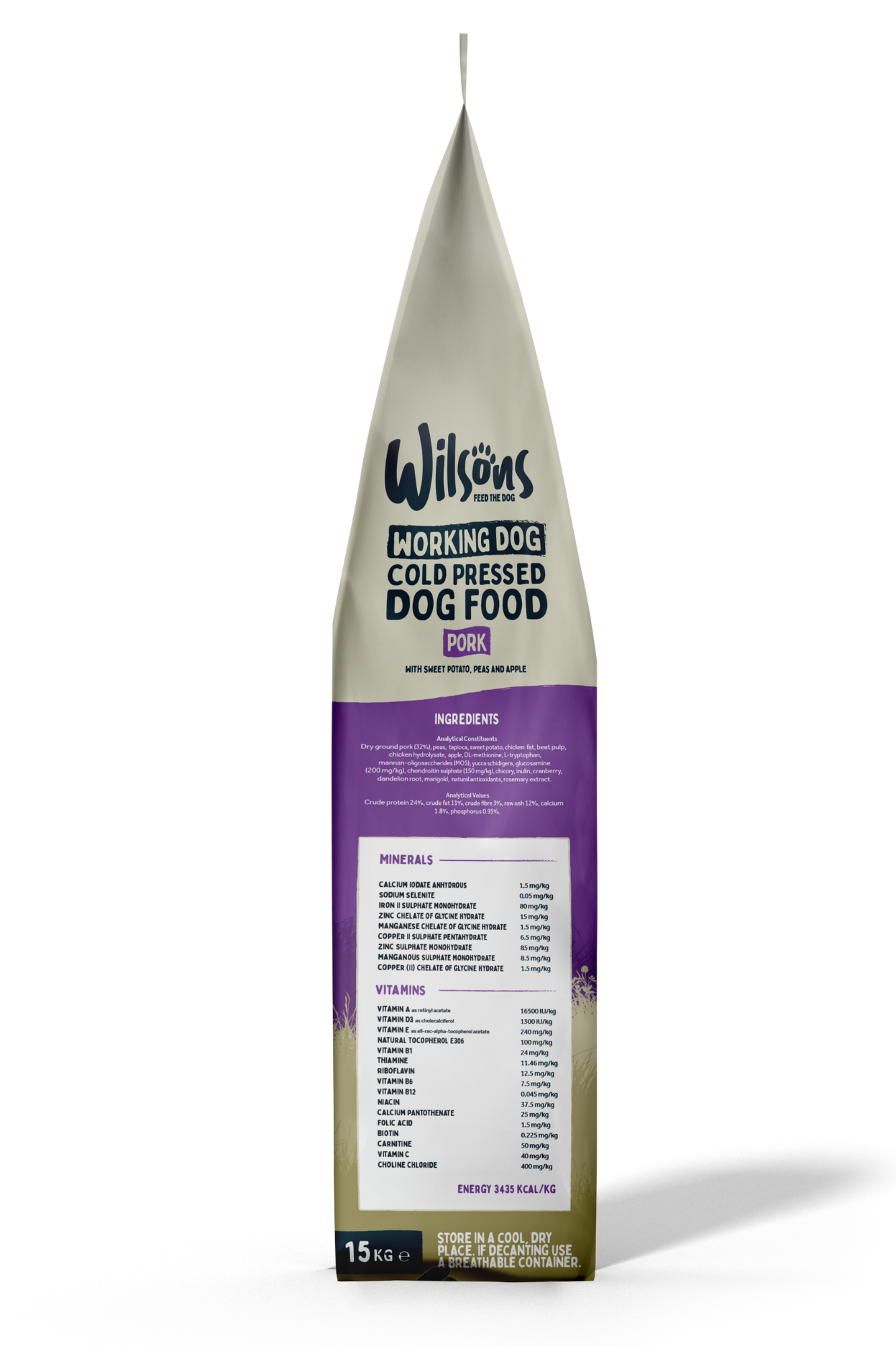 Pork Cold Pressed Working Dog Food