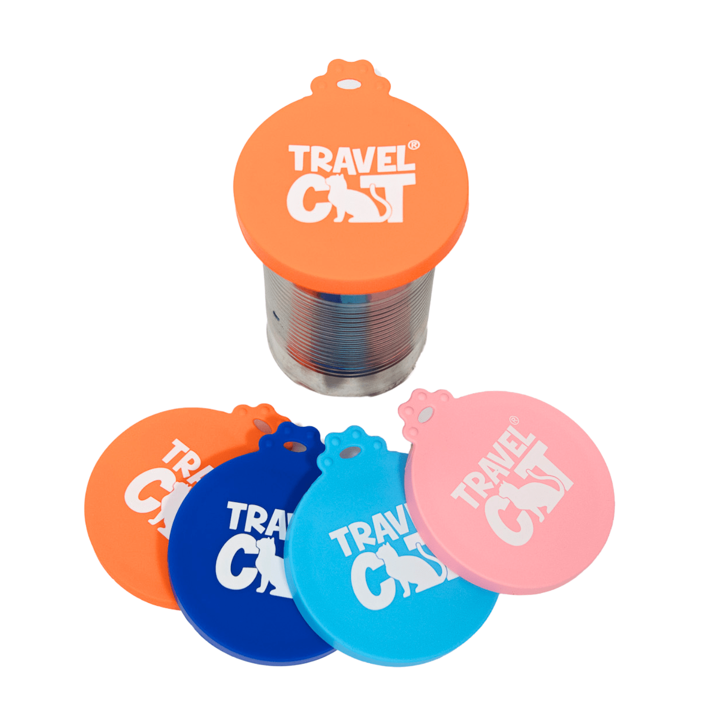 The Purrservers Cat Food Can Covers 5-Pack