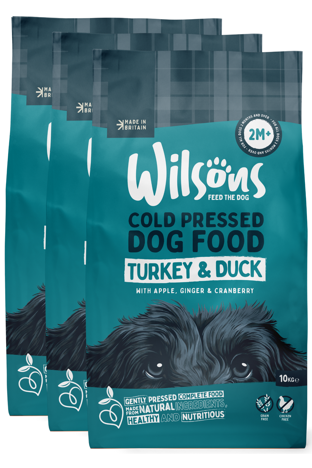 Turkey & Duck Premium British Cold Pressed Dog Food