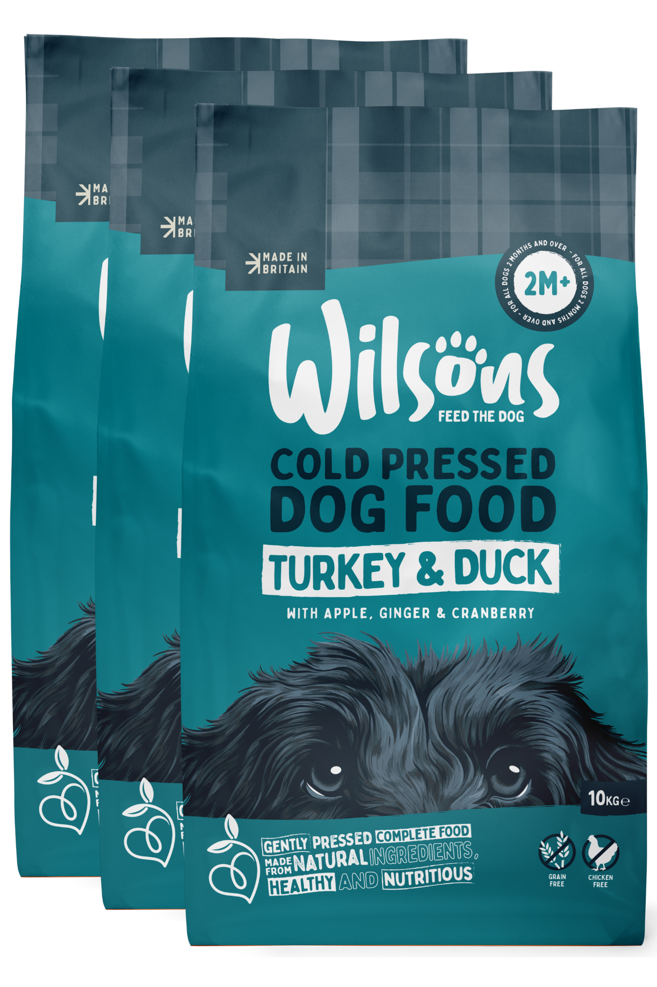 Turkey & Duck Premium British Cold Pressed Dog Food