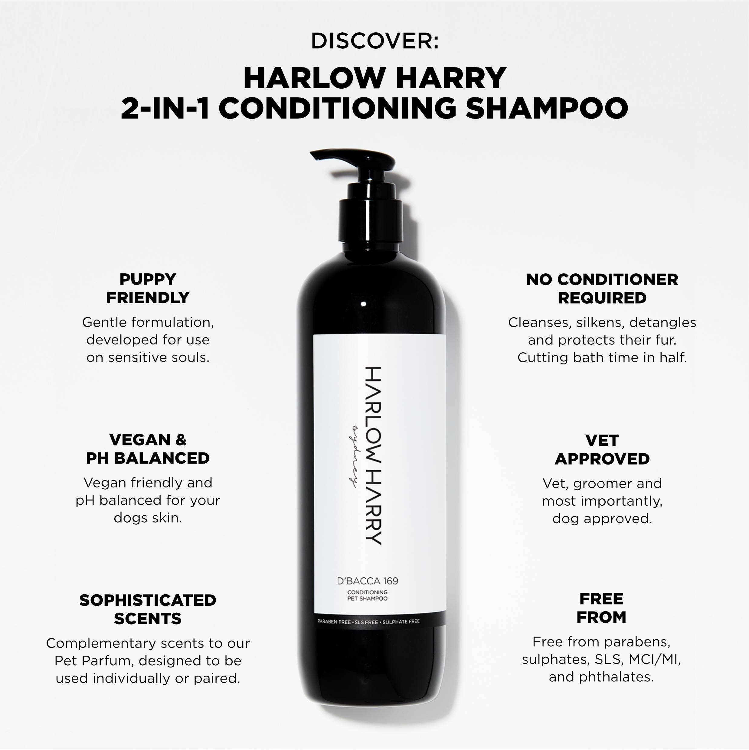 2-in-1 Conditioning Dog Shampoo | D'bacca 169