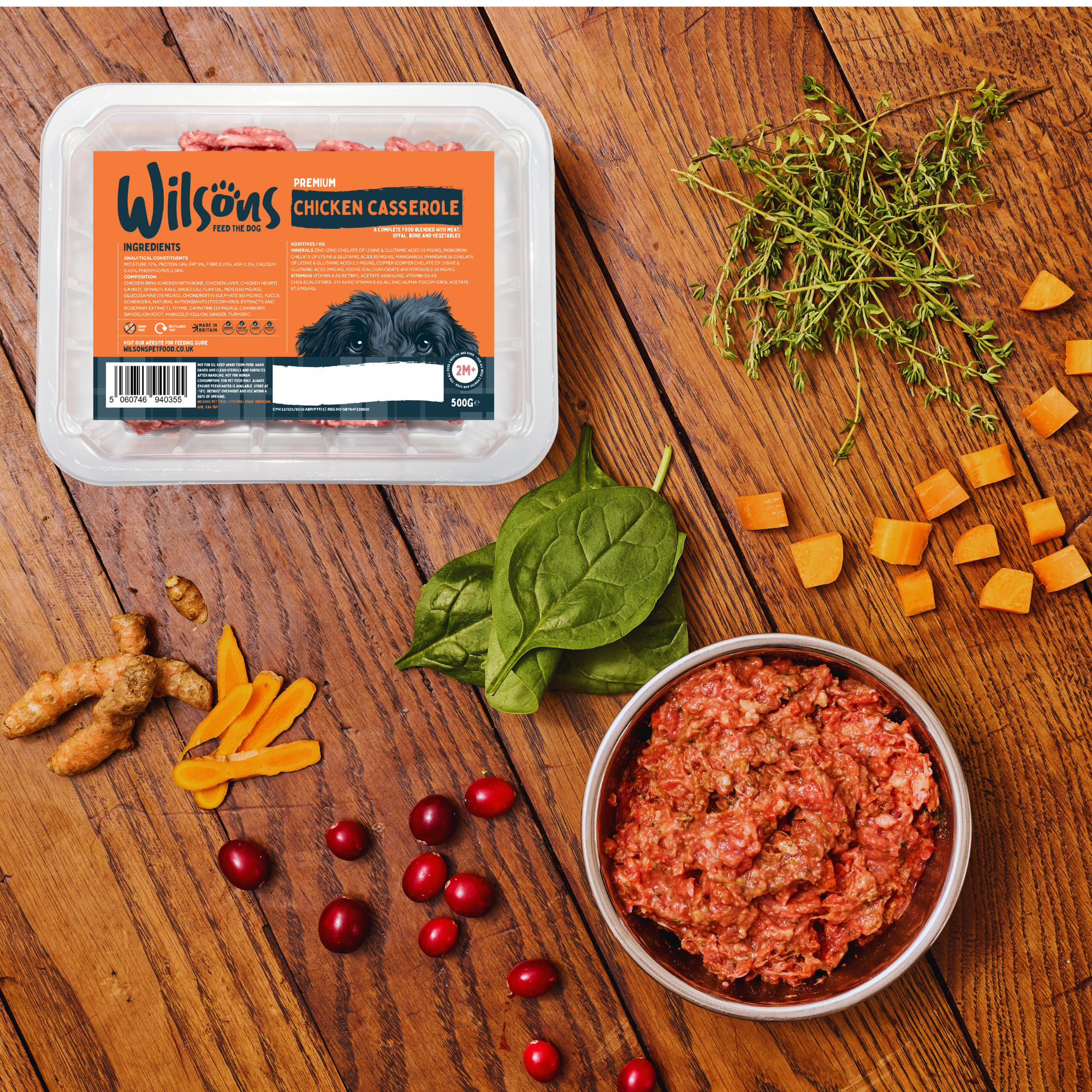 Variety Premium Complete Raw Frozen Dog Food