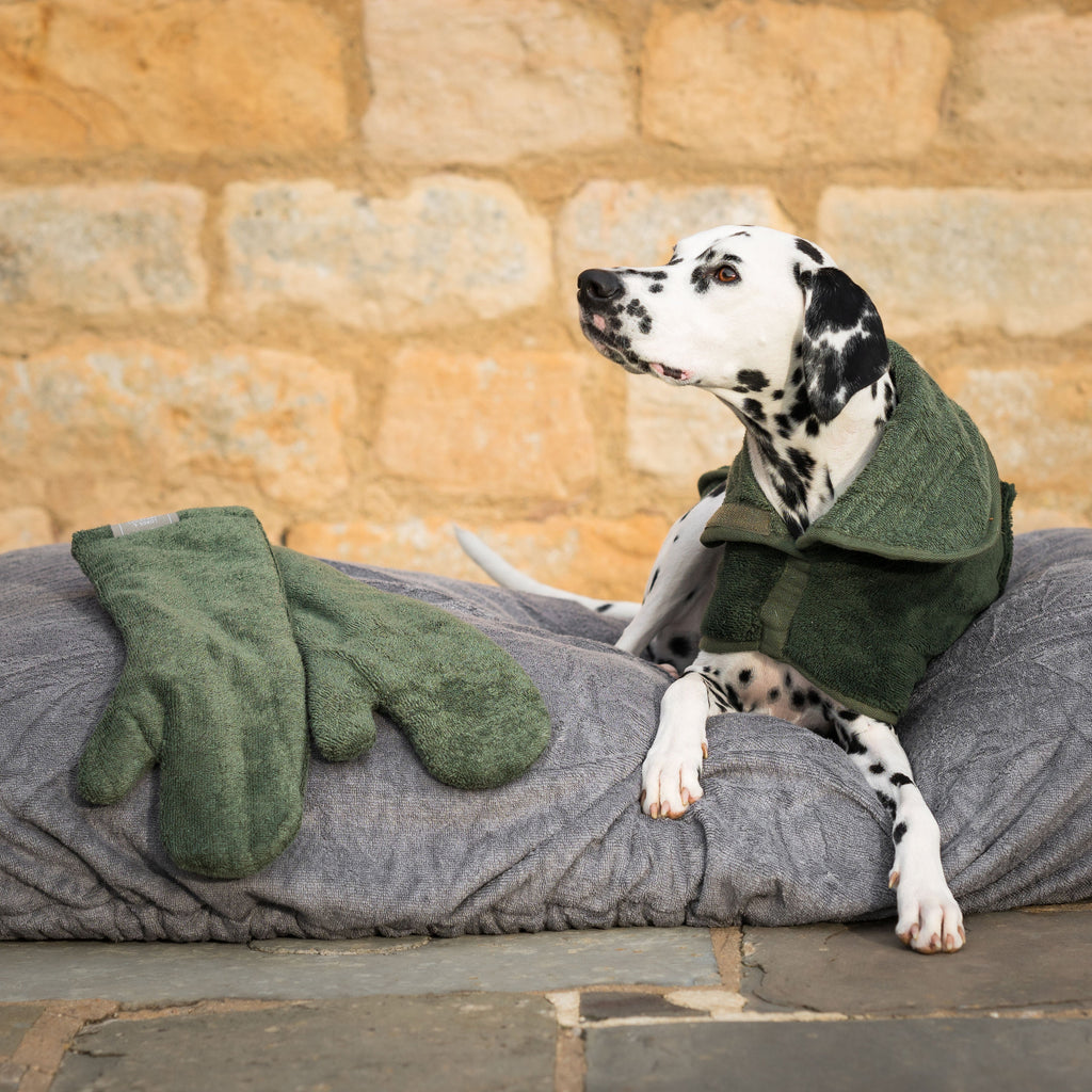 Bamboo Drying Cushion Cover in Gun Metal by Lords & Labradors