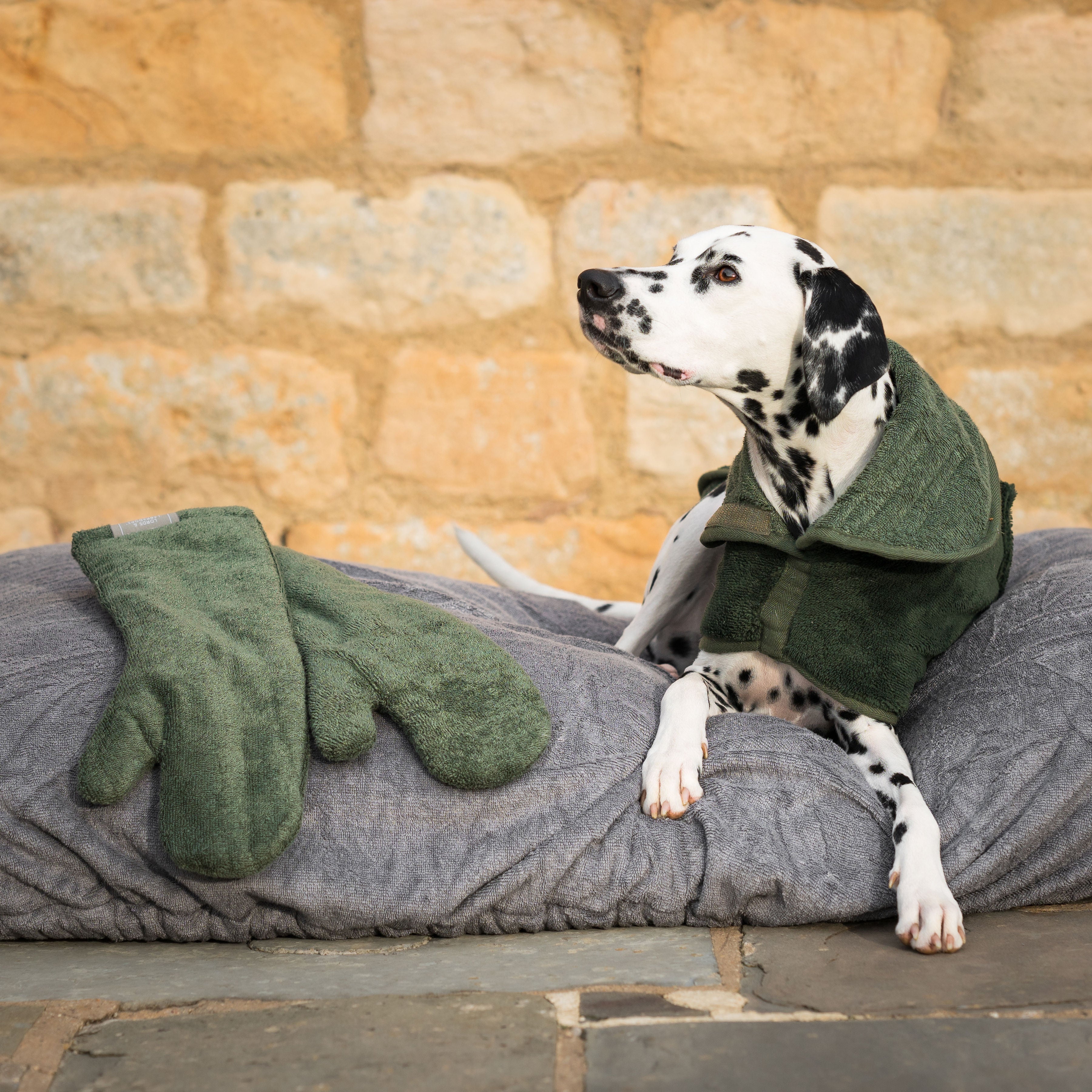 Bamboo Drying Cushion Cover in Gun Metal by Lords & Labradors