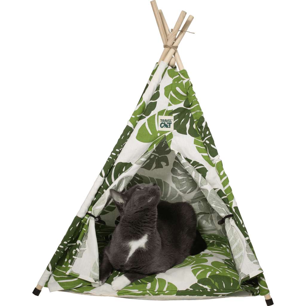 Travel Cat Monsera Cat Tent Bed