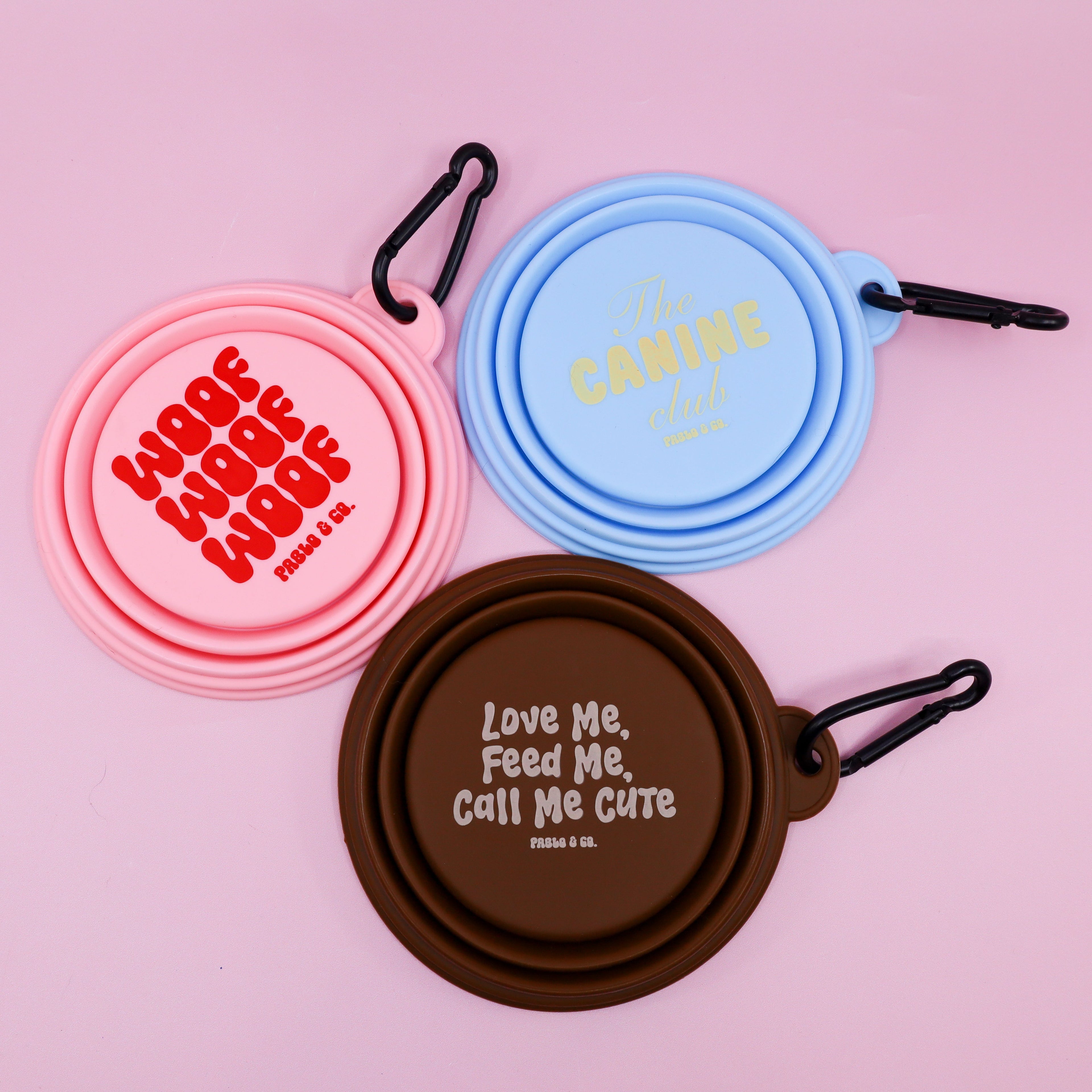 Collapsible Dog Water Bowl - Call Me Cute