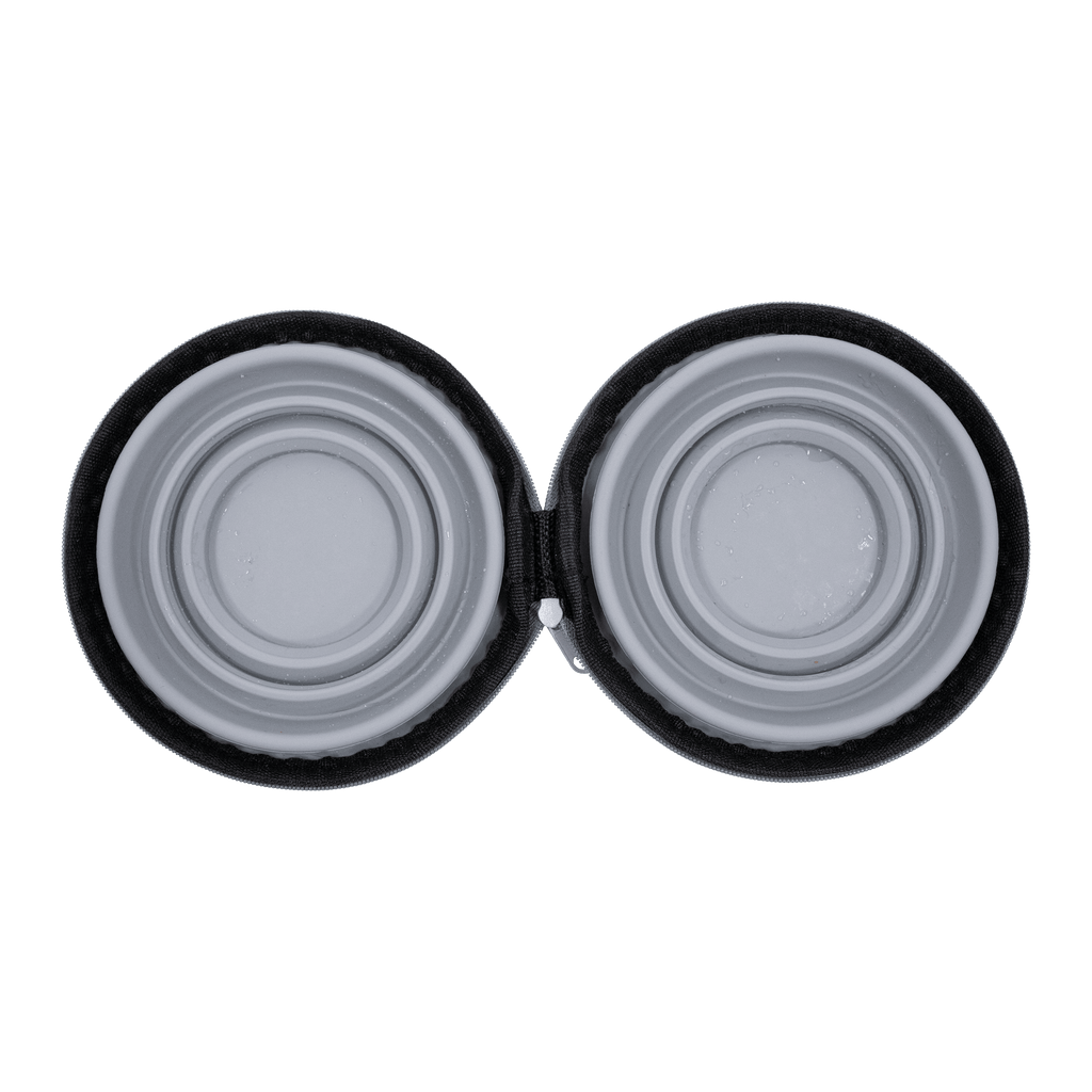 Travel Cat Double Sided Portable Zippered Bowl