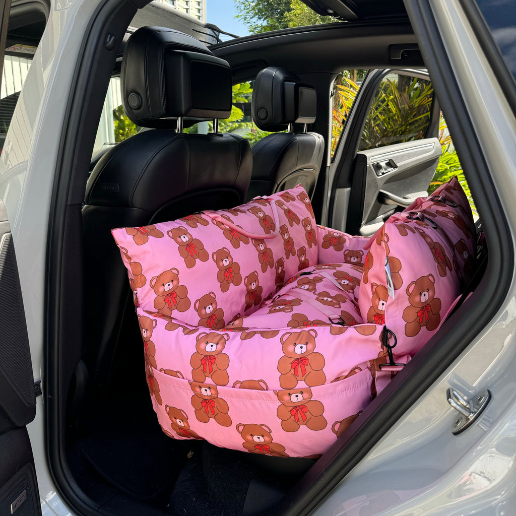 Deluxe Travel Car Bed: Teddies