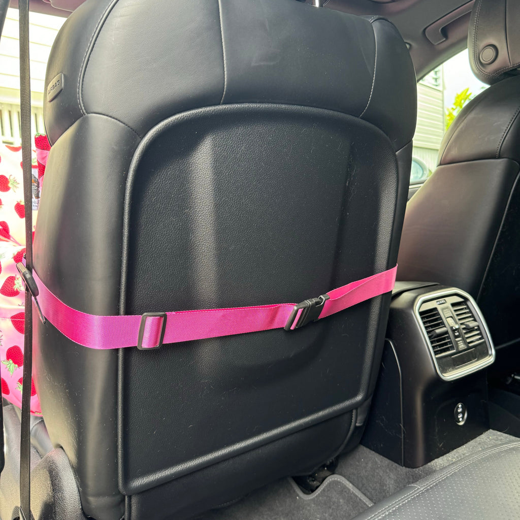 Deluxe Travel Car Bed: Strawberries