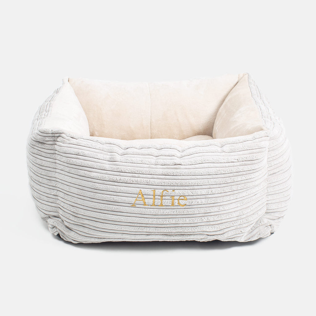 Box Bed For Dogs in Essentials Plush by Lords & Labradors