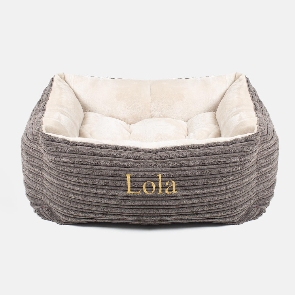 Box Bed For Dogs in Essentials Plush by Lords & Labradors