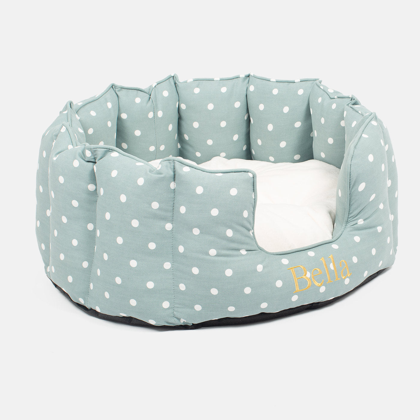 High Wall Bed For Dogs in Spots & Stripes by Lords & Labradors