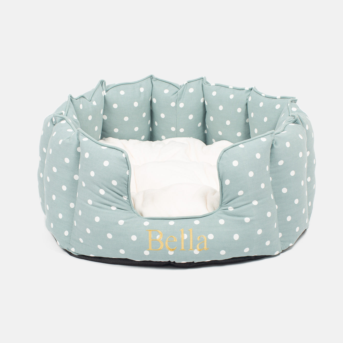 High Wall Bed For Dogs in Spots & Stripes by Lords & Labradors