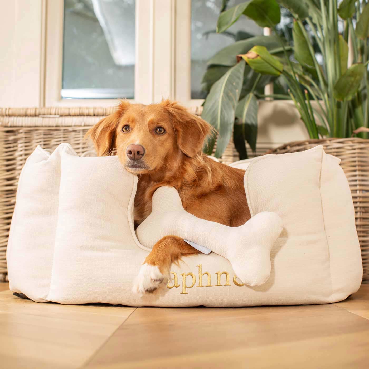 High Wall Bed For Dogs in Savanna by Lords & Labradors