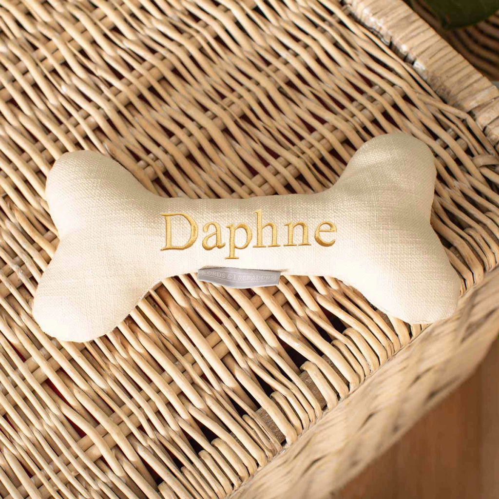 Bone Dog Toy in Savanna by Lords & Labradors