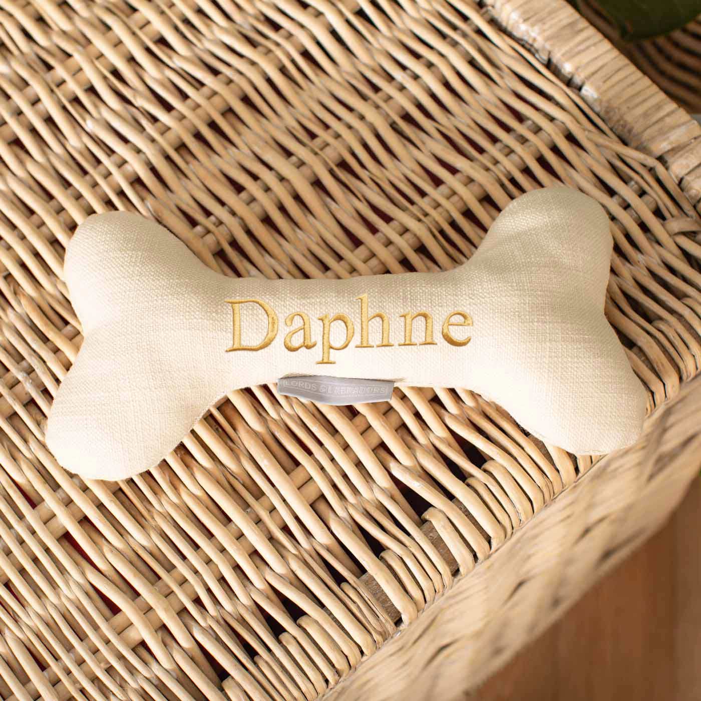 Bone Dog Toy in Savanna by Lords & Labradors