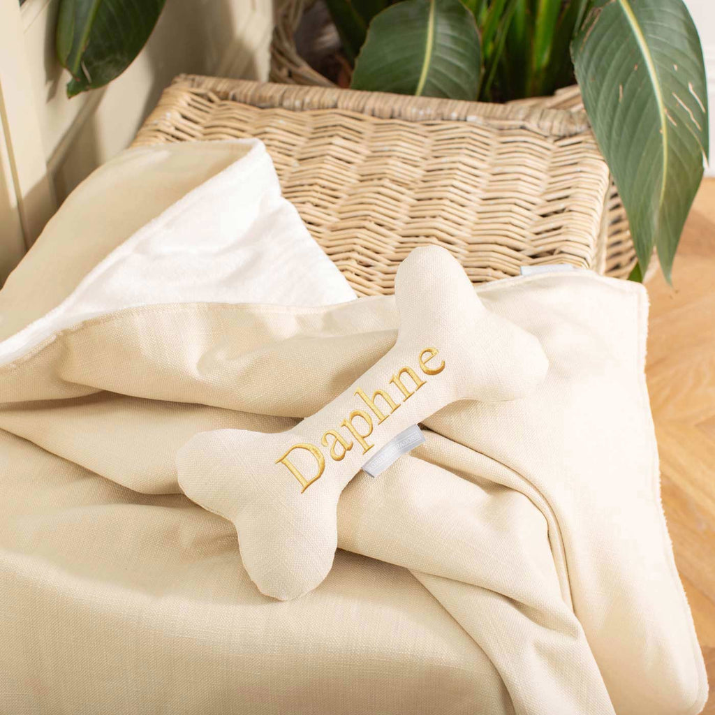 Bone Dog Toy in Savanna by Lords & Labradors