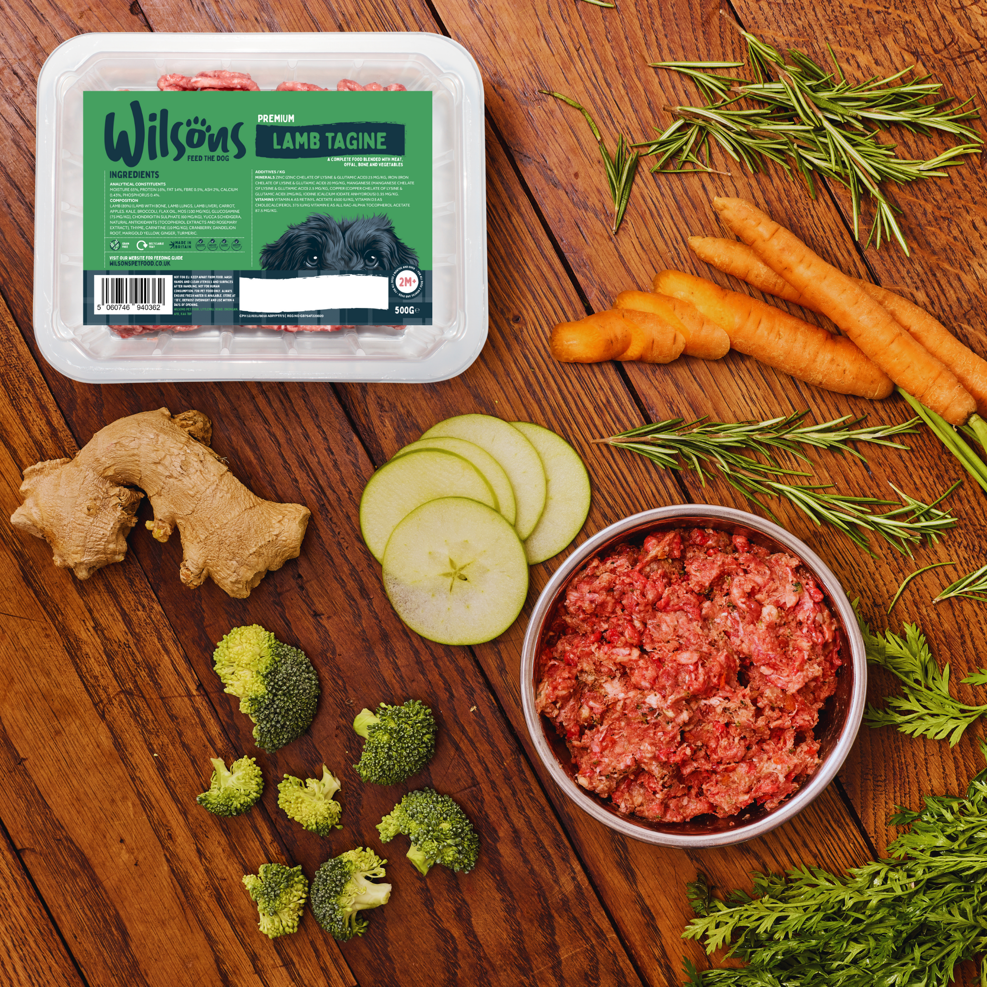 Variety Premium Complete Raw Frozen Dog Food