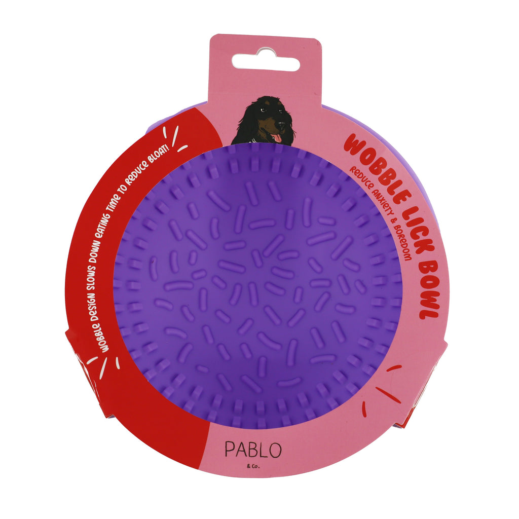 Lick & Wobble Slow Feeder Bowl