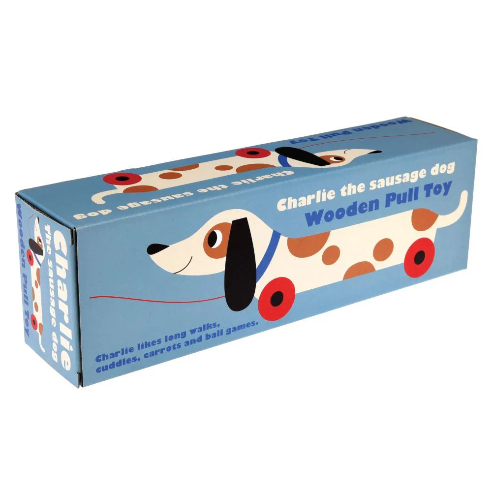 Rex London: Wooden Pull Toy - Charlie