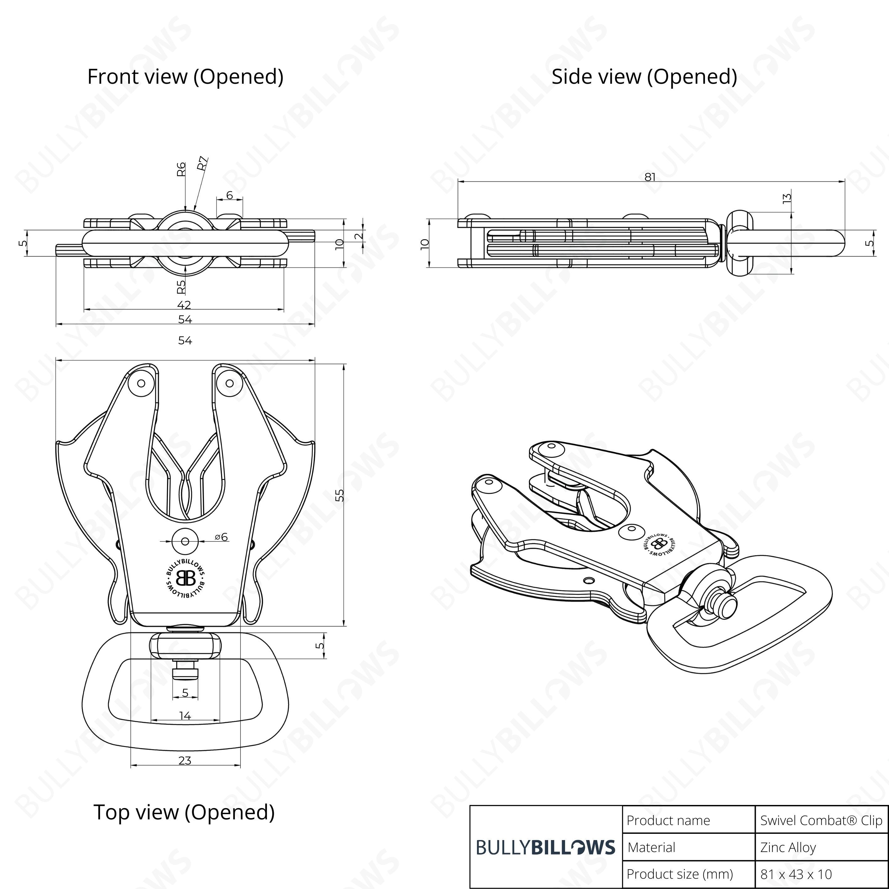 10m Recall Billowthane® Lead | Waterproof - Matte Black