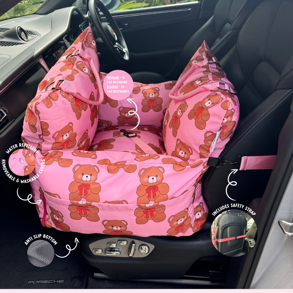 Deluxe Travel Car Bed: Teddies