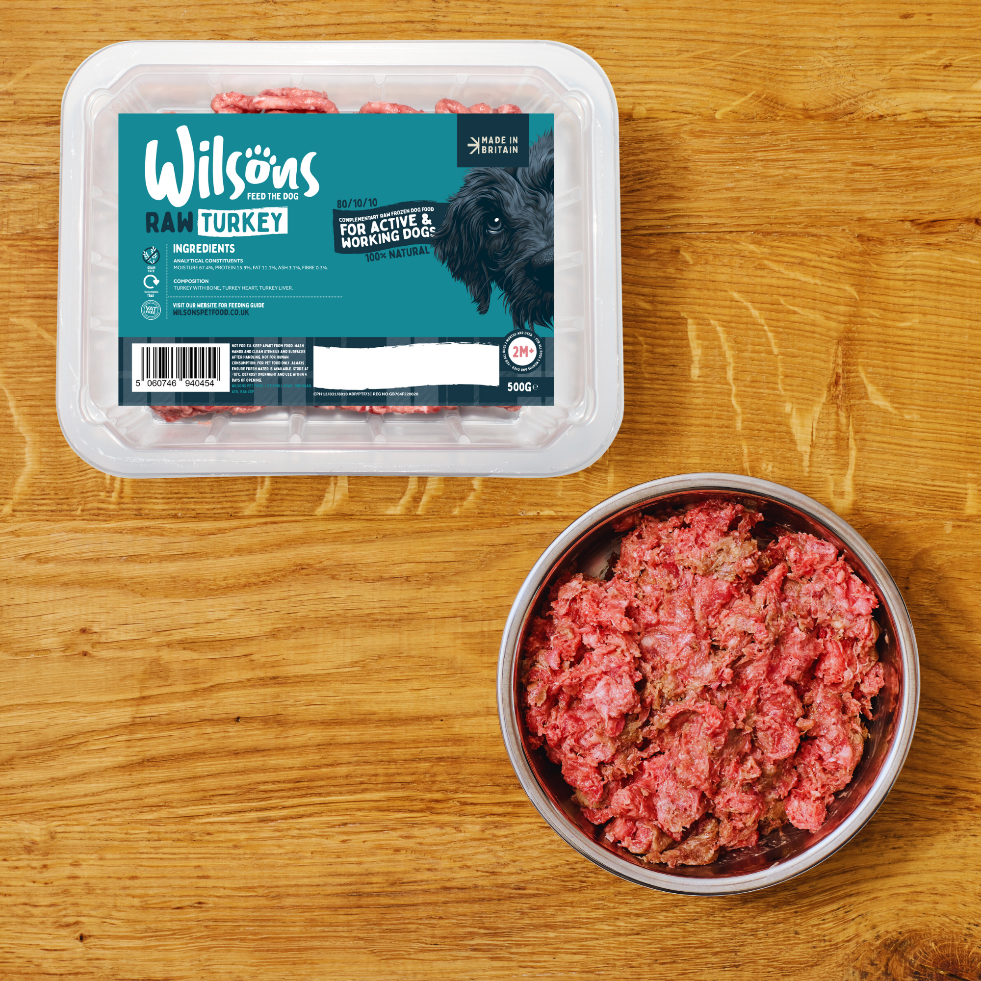 Variety 80/10/10 Raw Frozen Dog Food