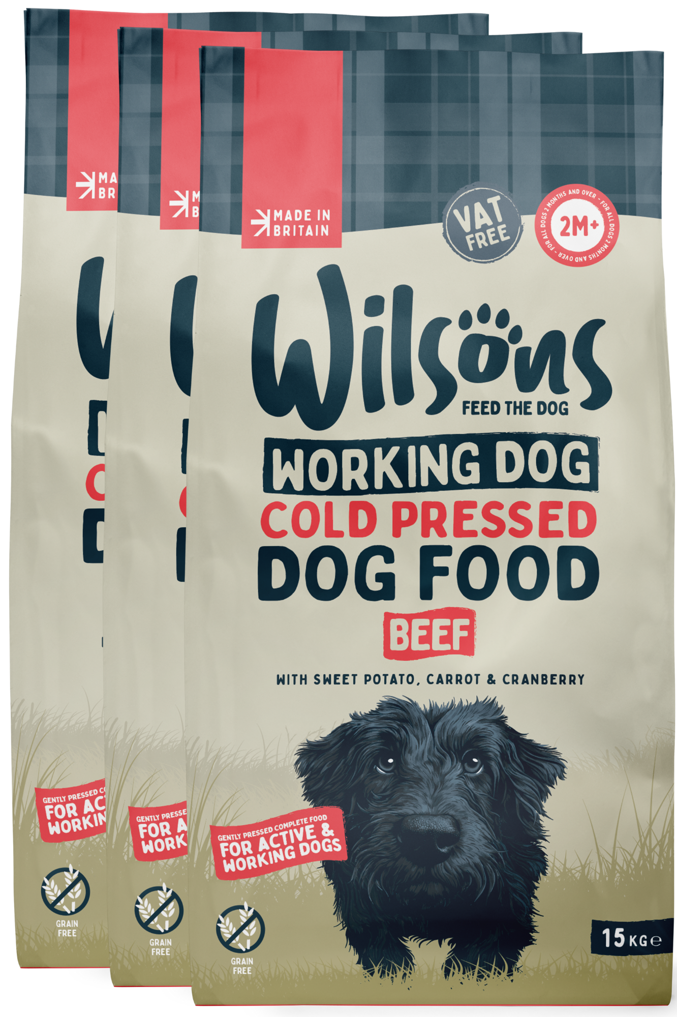 Beef Cold Pressed Working Dog Food