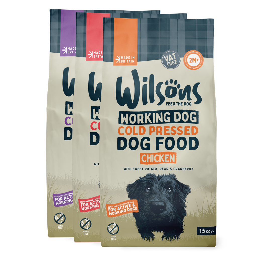 Variety Cold Pressed Working Dog Food Bundle