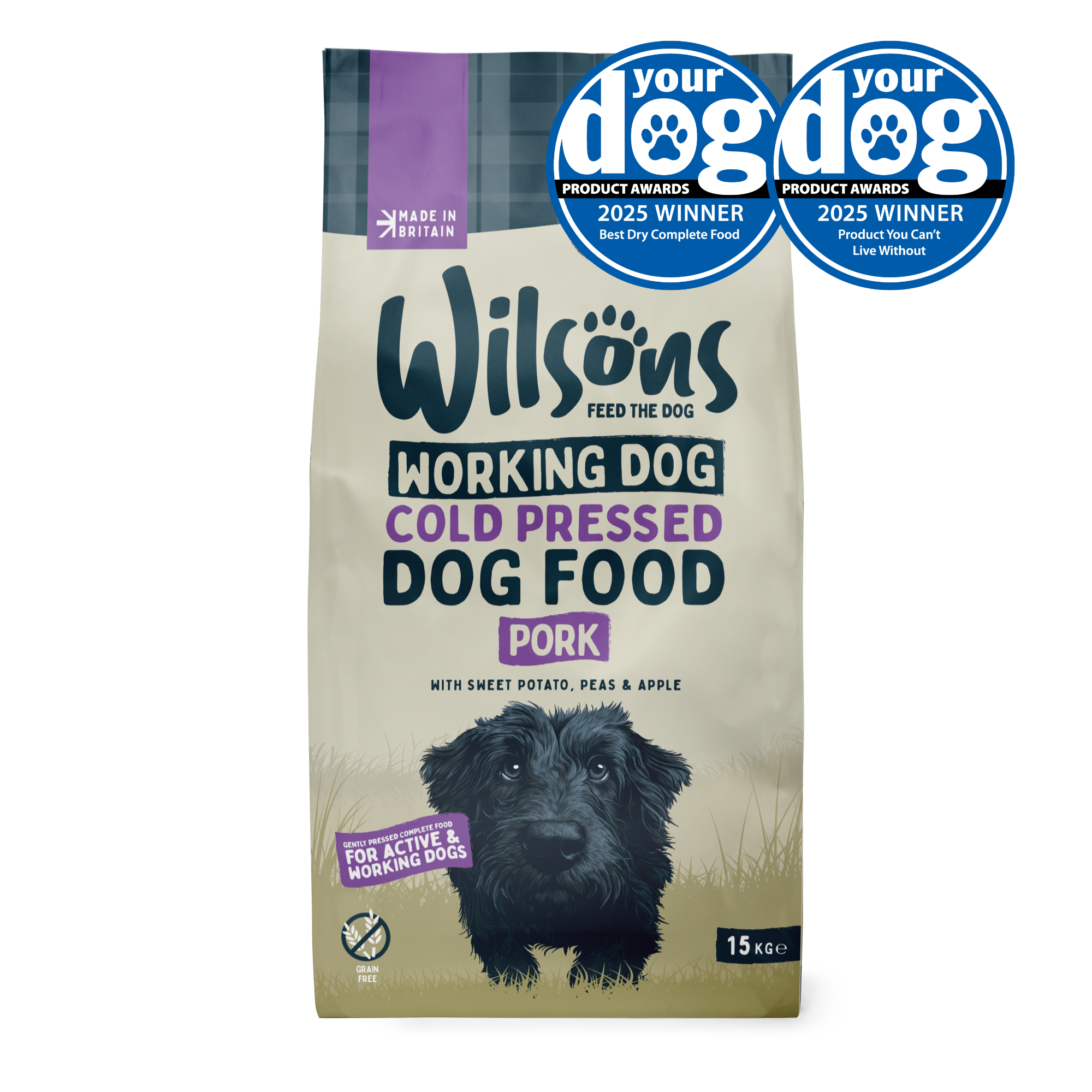 Pork Cold Pressed Working Dog Food