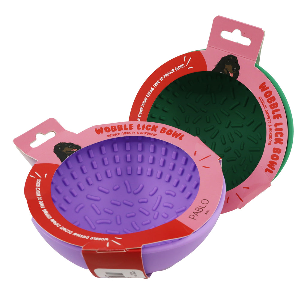 Lick & Wobble Slow Feeder Bowl