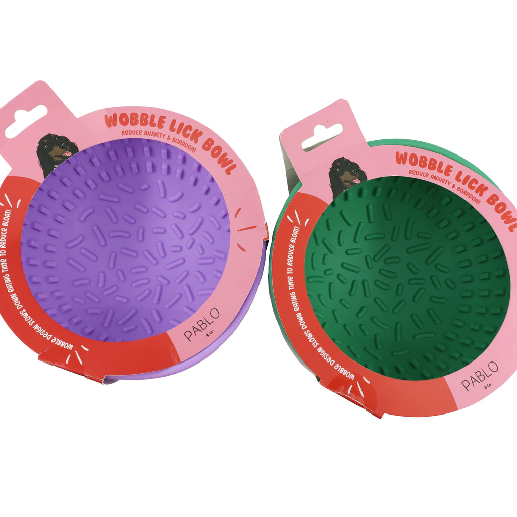 Lick & Wobble Slow Feeder Bowl