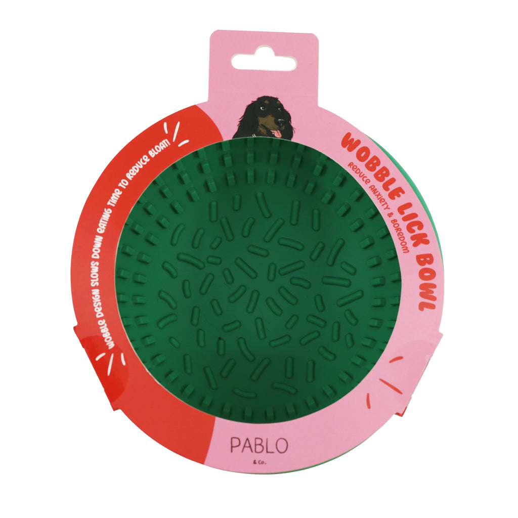 Lick & Wobble Slow Feeder Bowl