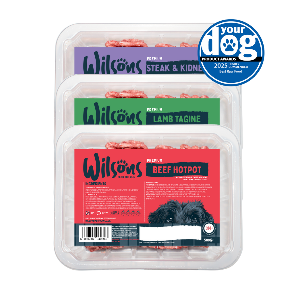 Variety Beef and Lamb Premium Complete Raw Frozen Dog Food