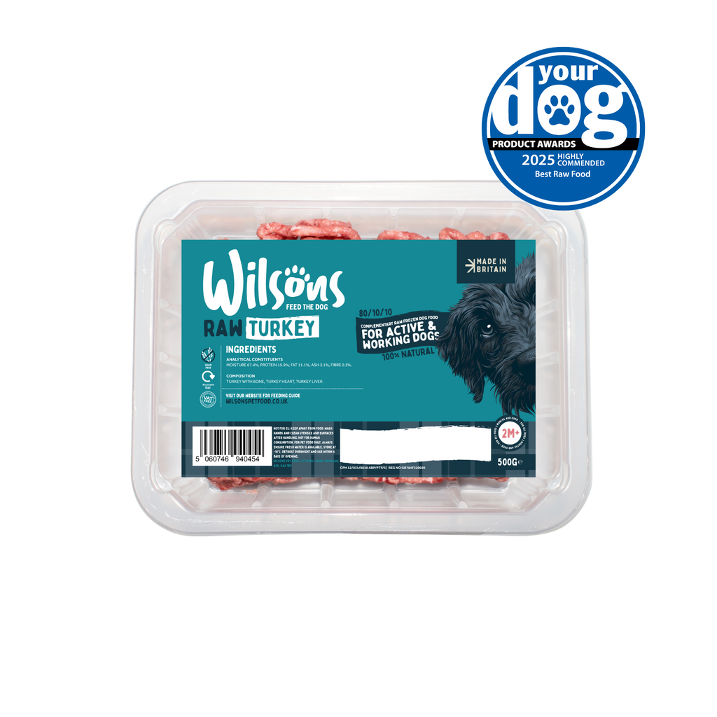 Turkey 80/10/10 Raw Frozen Dog Food